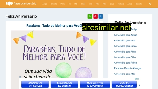 frasesdeaniversario.com.br alternative sites