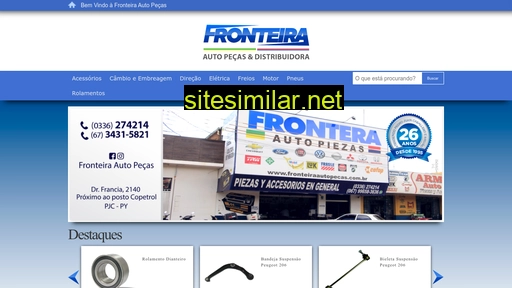 fronteiraautopecas.com.br alternative sites