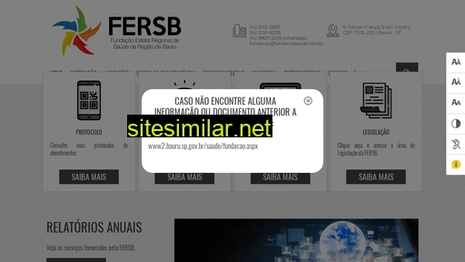 fundacaosaude.com.br alternative sites