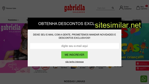 gabriellacalcados.com.br alternative sites
