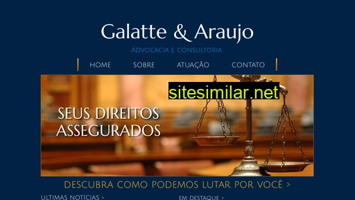 galattearaujo.com.br alternative sites