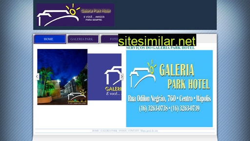galeriaparkhotel.com.br alternative sites