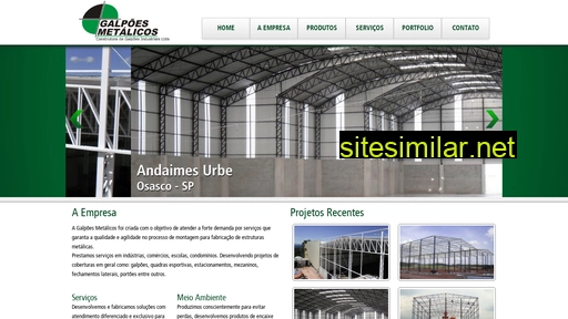 galpoesmetalicos.com.br alternative sites