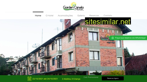 gardenhotelcanela.com.br alternative sites