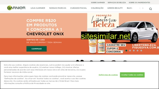 garnier.com.br alternative sites
