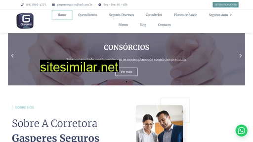 gaspereseguros.com.br alternative sites