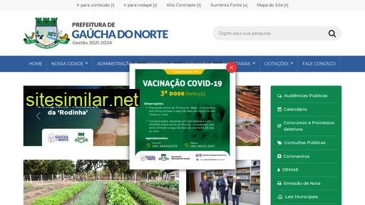 gauchadonorte.mt.gov.br alternative sites