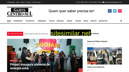 gazetacentrosul.com.br alternative sites