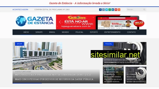 gazetadeestancia.com.br alternative sites