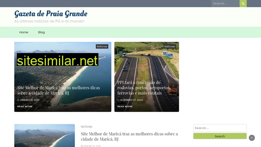 gazetadepraiagrande.com.br alternative sites