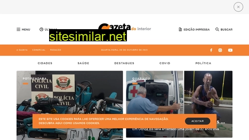 gazetainterior.com.br alternative sites