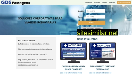 gdspassagens.com.br alternative sites