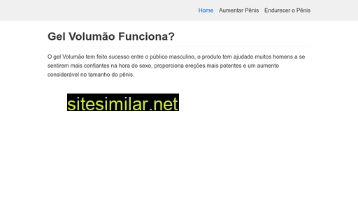gelvolumao.com.br alternative sites