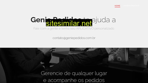 geniepedidos.com.br alternative sites