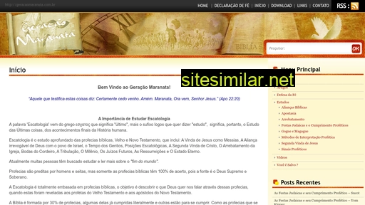 geracaomaranata.com.br alternative sites