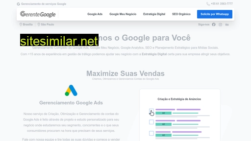 gerentegoogle.com.br alternative sites