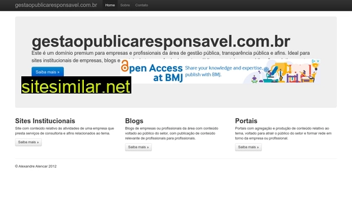 gestaopublicaresponsavel.com.br alternative sites
