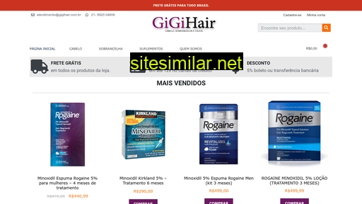gigihair.com.br alternative sites