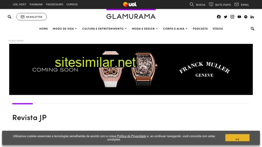 glamurama.uol.com.br alternative sites