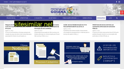 goiana.pe.gov.br alternative sites