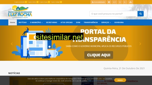 governadorluizrocha.ma.gov.br alternative sites