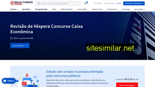 grancursosonline.com.br alternative sites