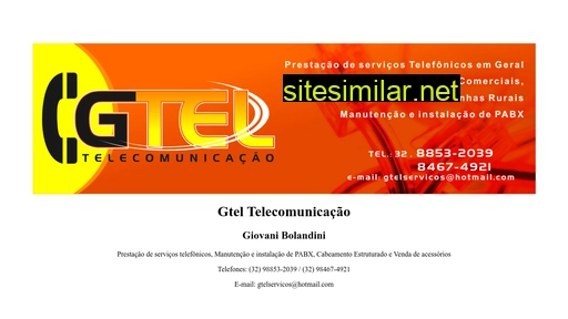 gteltelecomunicacoes.com.br alternative sites