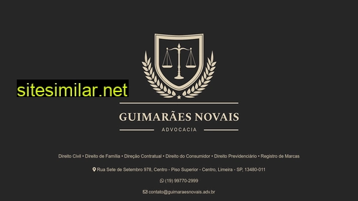 guimaraesnovais.adv.br alternative sites