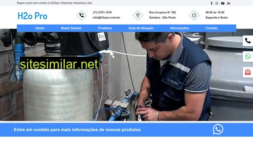 h2opro.com.br alternative sites