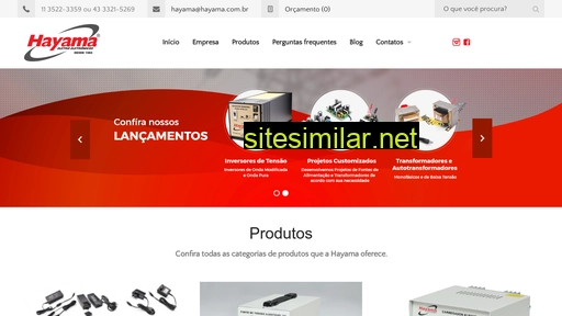 hayama.com.br alternative sites