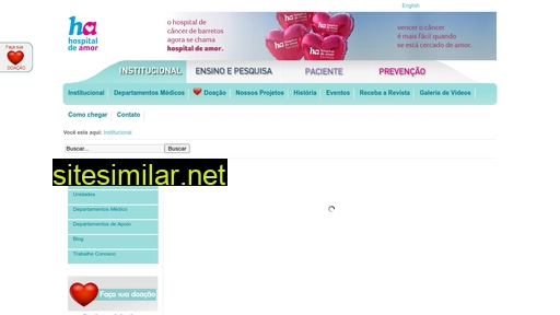 hcancerbarretos.com.br alternative sites
