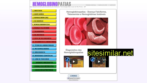 hemoglobinopatias.com.br alternative sites