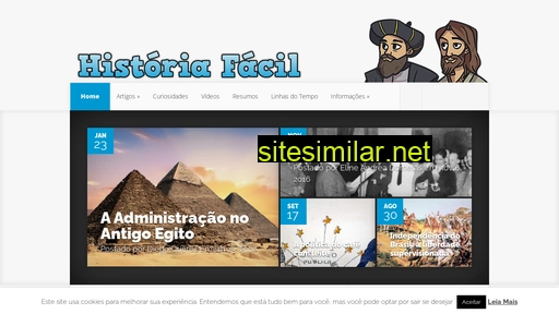historiafacil.com.br alternative sites