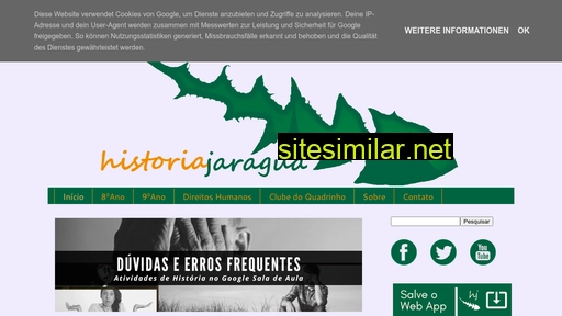 historiajaragua.com.br alternative sites