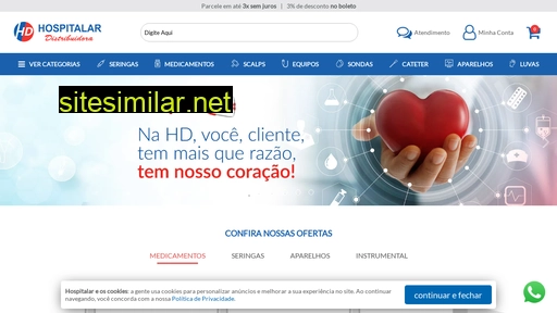 hospitalardistribuidora.com.br alternative sites