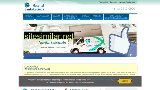 hospitalsantalucinda.com.br alternative sites