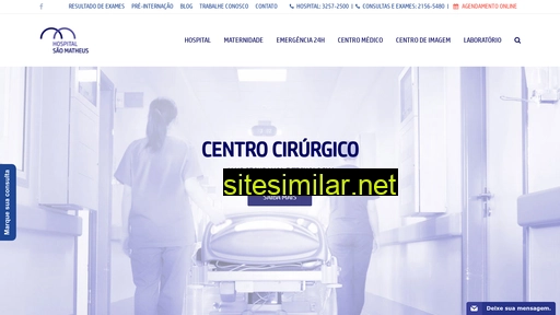 hospitalsaomatheus.com.br alternative sites