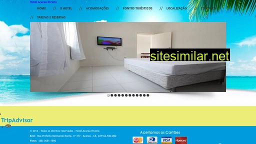 hotelacarauriviera.com.br alternative sites