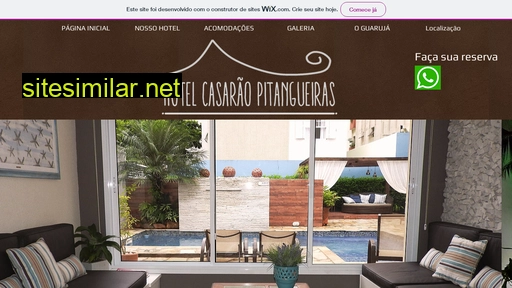 hotelcasaraopitangueiras.com.br alternative sites
