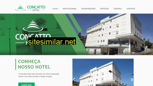 hotelconcatto.com.br alternative sites