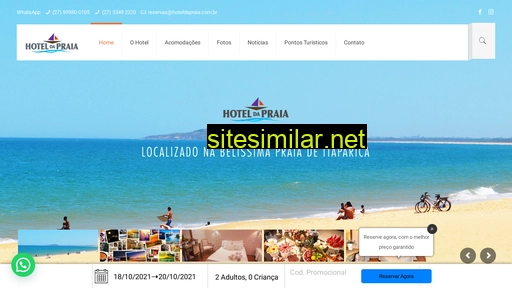 hoteldapraia.com.br alternative sites