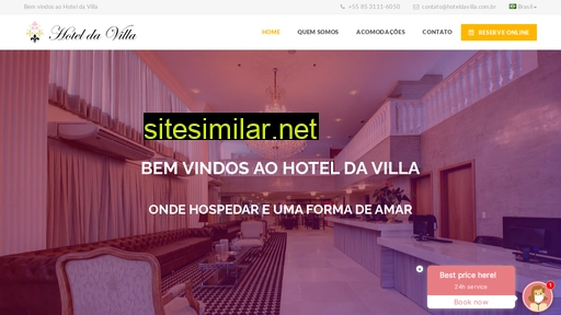 hoteldavilla.com.br alternative sites