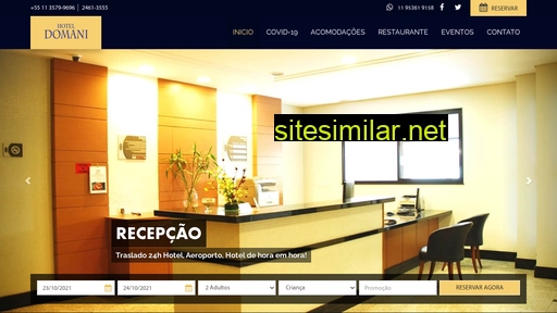hoteldomani.com.br alternative sites