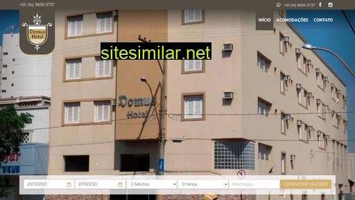 hoteldomus.com.br alternative sites