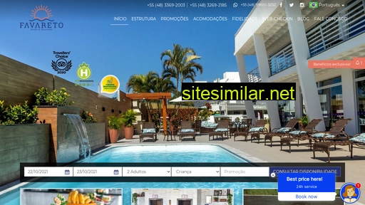hotelepousadafavareto.com.br alternative sites