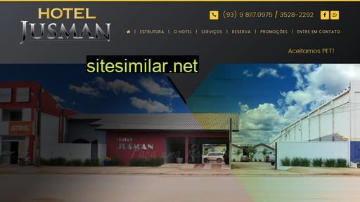 hoteljusman.com.br alternative sites