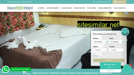 hotelmarhotel.com.br alternative sites