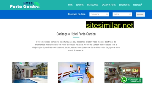 hotelportogarden.com.br alternative sites