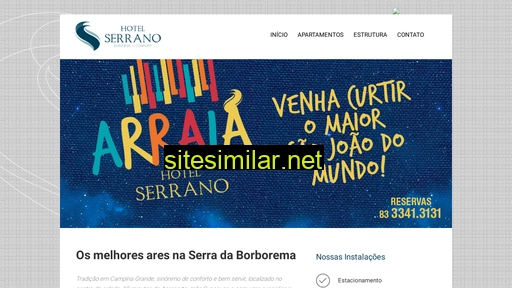 hotelserranopb.com.br alternative sites