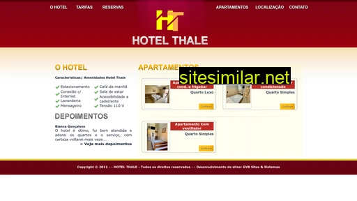 hotelthale.com.br alternative sites